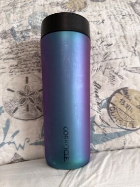 Corkcicle Iridescent Tumbler in Blue, Purple, Green
